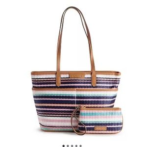 Straw tote bag